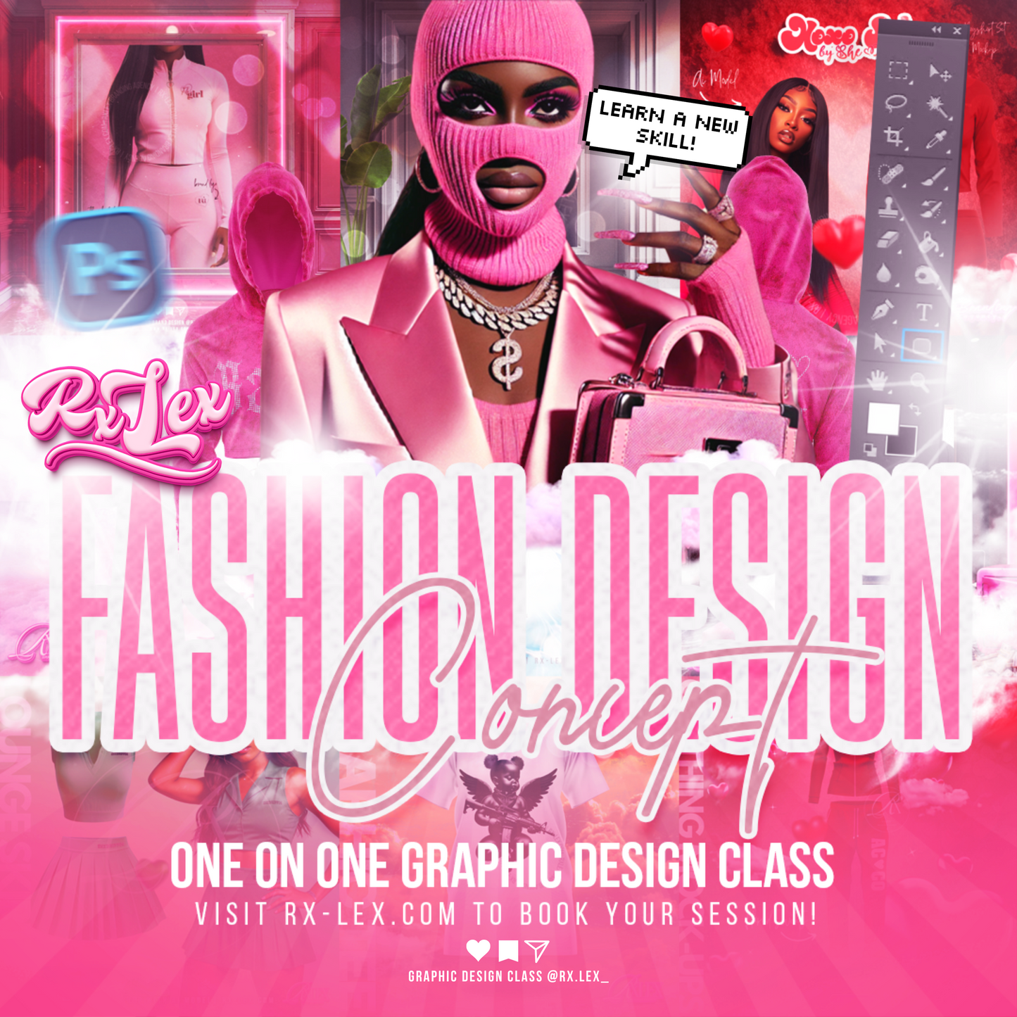 Digital Fashion Mockup Design: One-on-One Interactive Class