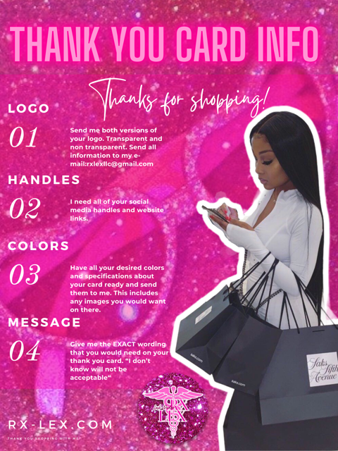 Thank You Card Design