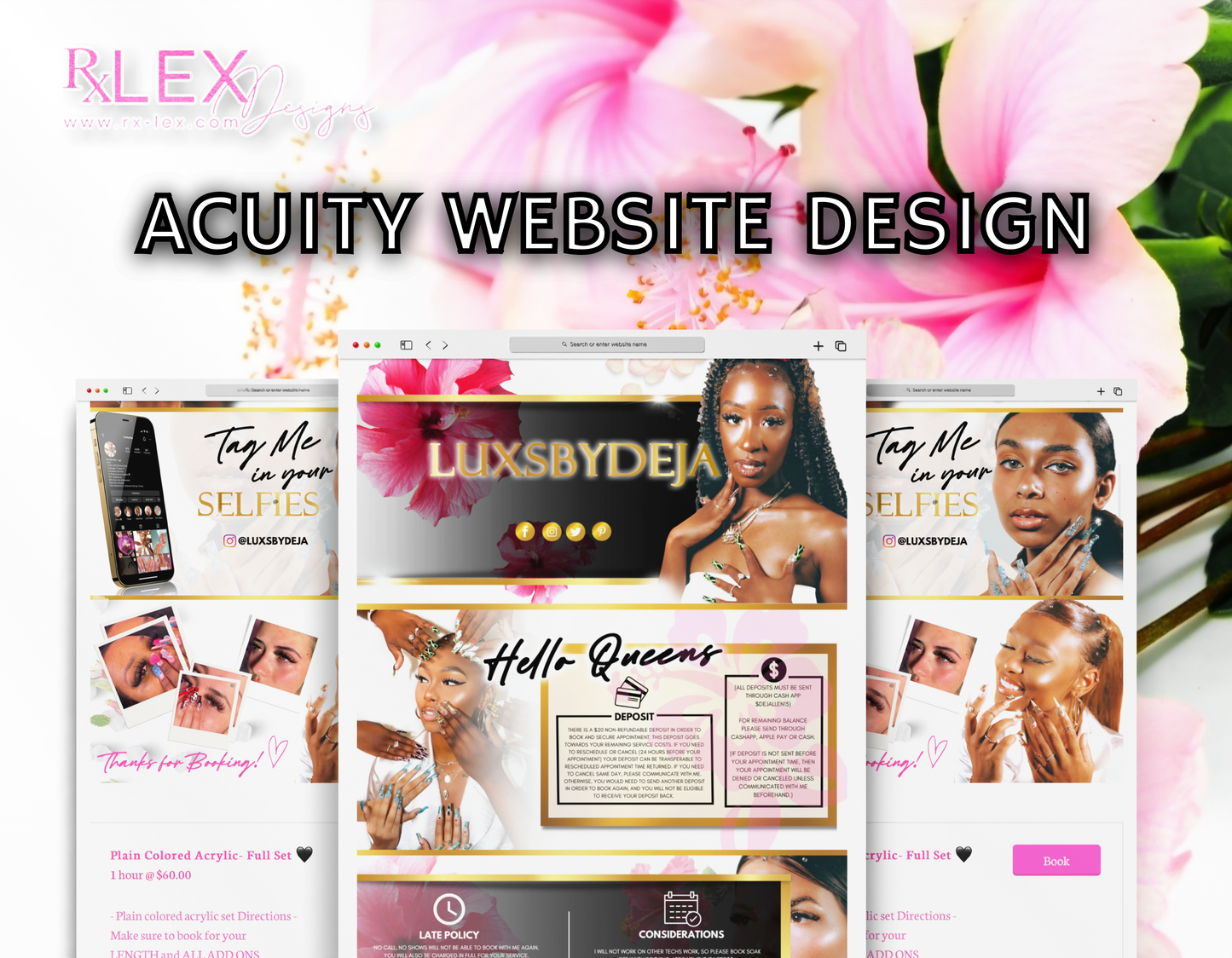 Acuity Scheduling Website