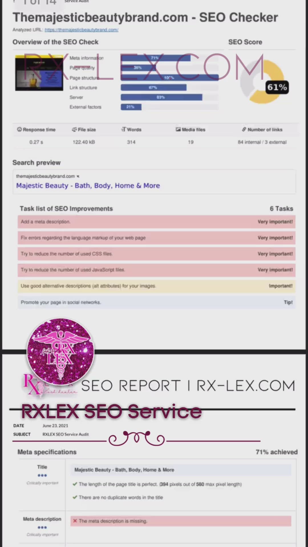 Load and play video in Gallery viewer, Full Website SEO