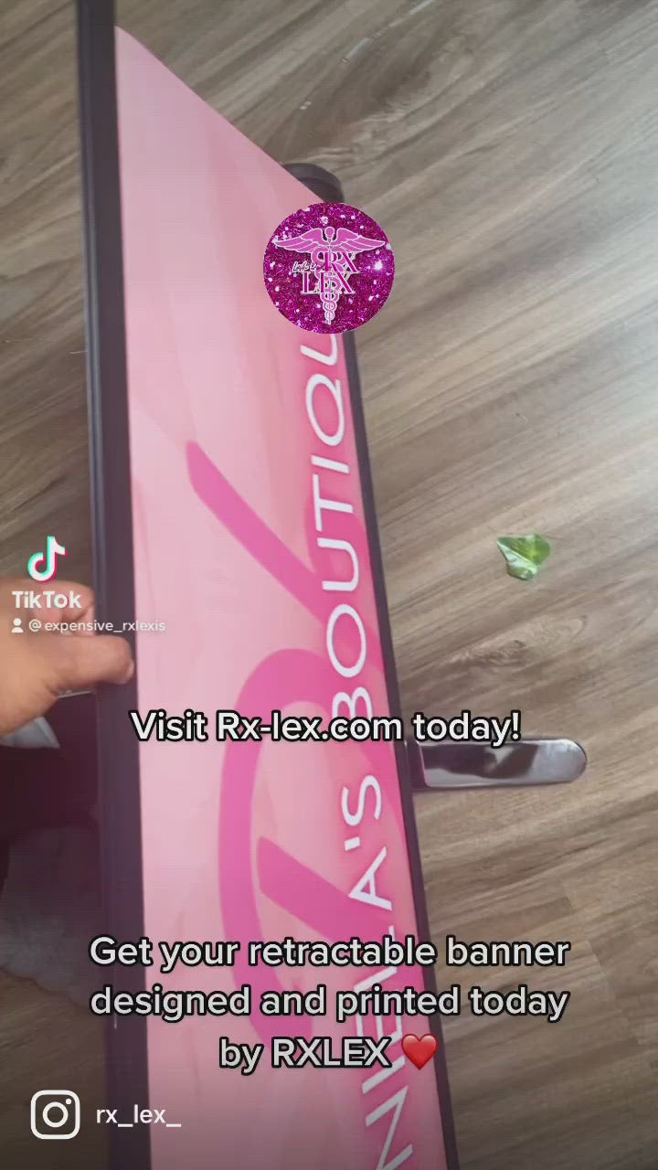 Load and play video in Gallery viewer, Custom Retractable Banner Design