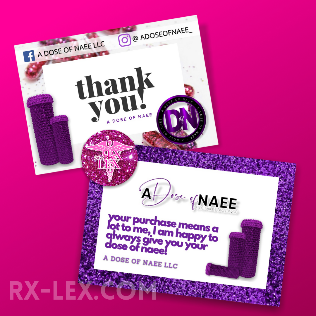 Thank You Card Design