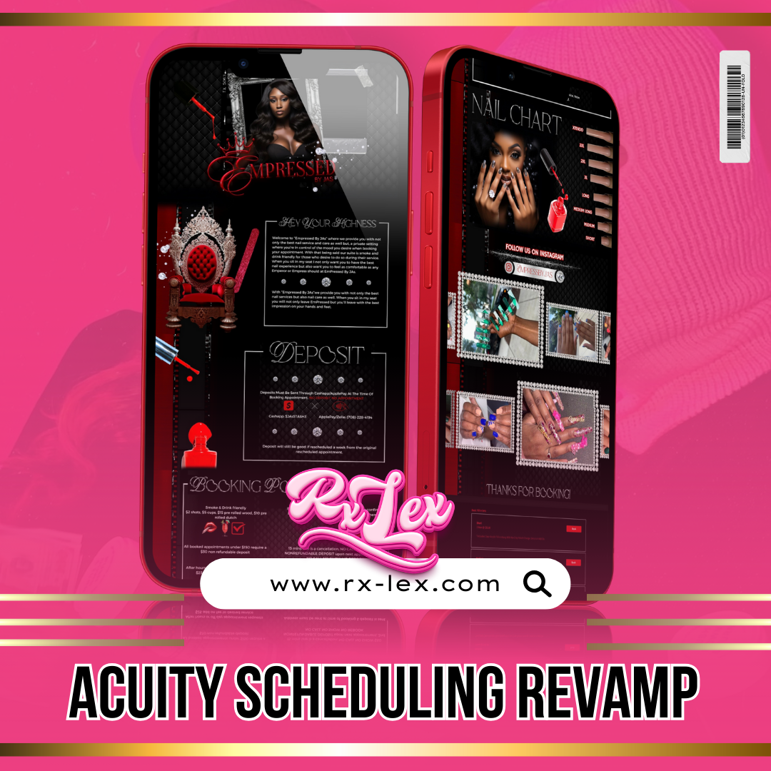 Acuity Scheduling Website